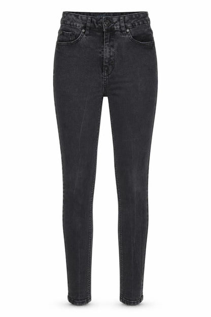 Womens UK Size 8 Papaya Regular Fit Skinny Black Jeans