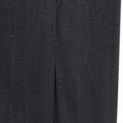 Womens UK Size 8 Papaya Regular Fit Skinny Black Jeans