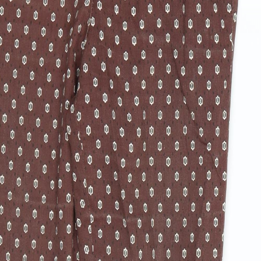 Womens UK Size 8 H&M Regular Fit  Brown Trousers