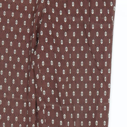 Womens UK Size 8 H&M Regular Fit  Brown Trousers