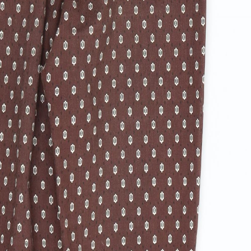 Womens UK Size 8 H&M Regular Fit  Brown Trousers
