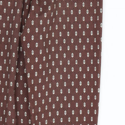 Womens UK Size 8 H&M Regular Fit  Brown Trousers