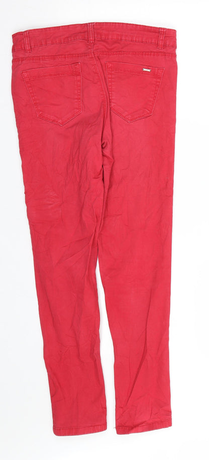Top Secret Womens Red   Skinny Jeans Size 8 L27 in