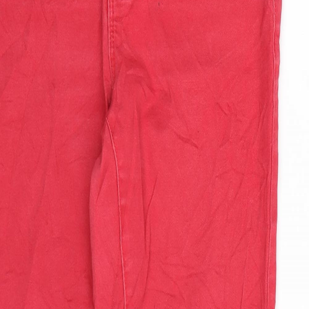Top Secret Womens Red   Skinny Jeans Size 8 L27 in
