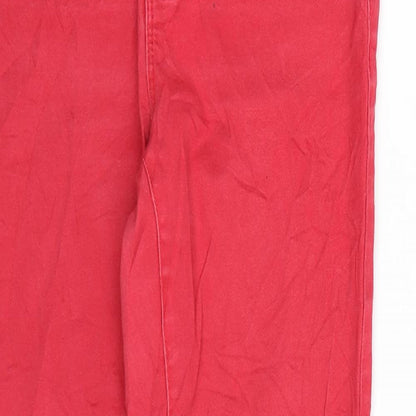 Top Secret Womens Red   Skinny Jeans Size 8 L27 in