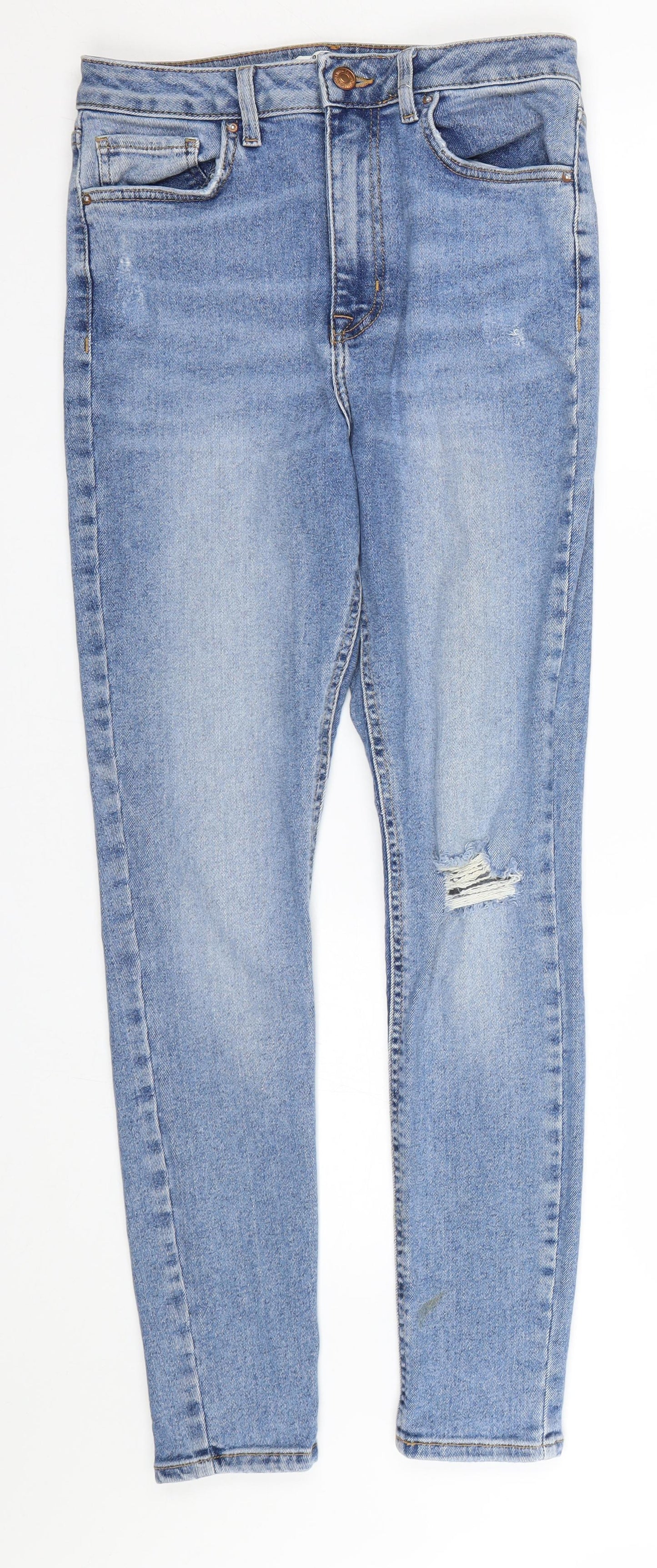 FOREVER 21 Womens Blue  Denim Skinny Jeans Size 27 L27 in