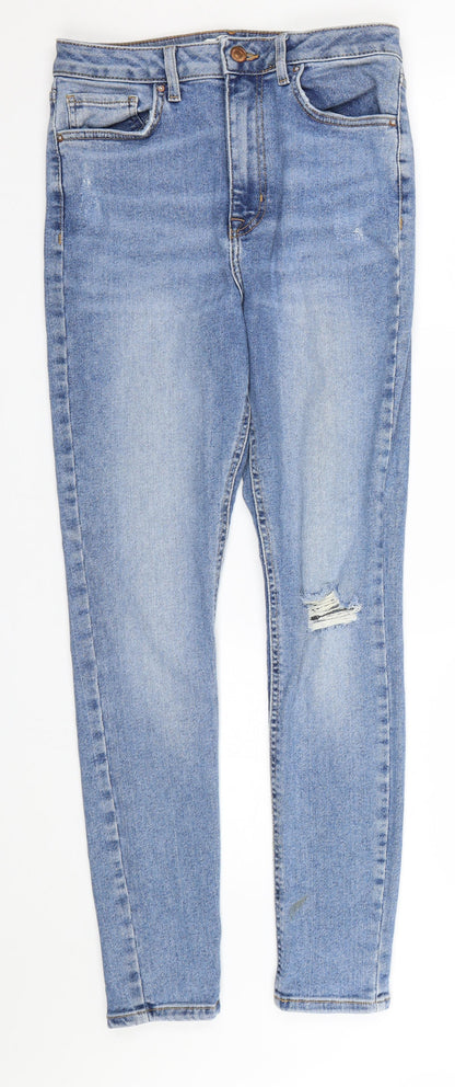 FOREVER 21 Womens Blue  Denim Skinny Jeans Size 27 L27 in