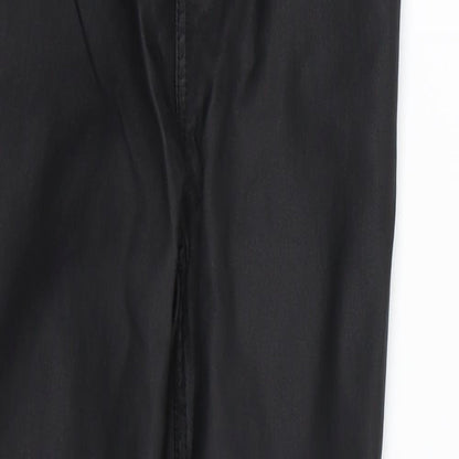 New Look Womens Black  Latex Jegging Jeans Size 8 L23 in