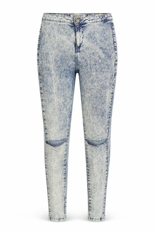 Womens UK Size 8 Parisian Regular Fit Skinny Beige Jeans
