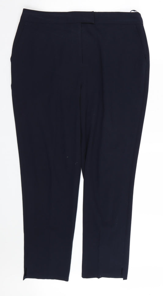 F&F Womens Blue   Trousers  Size 14 L24 in