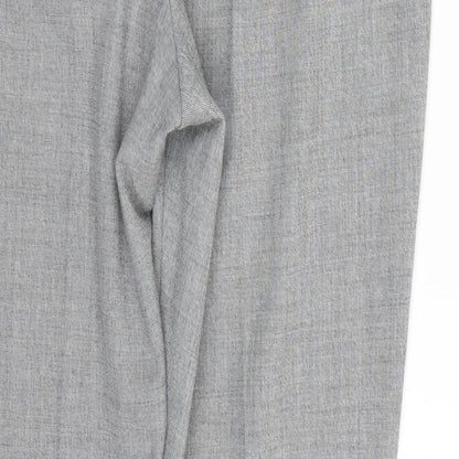 Womens UK Size 10 Debenhams Regular Fit  Grey Trousers