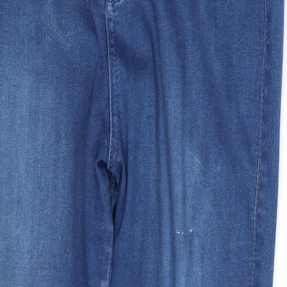 Missguided Womens Blue   Skinny Jeans Size 12 L27 in