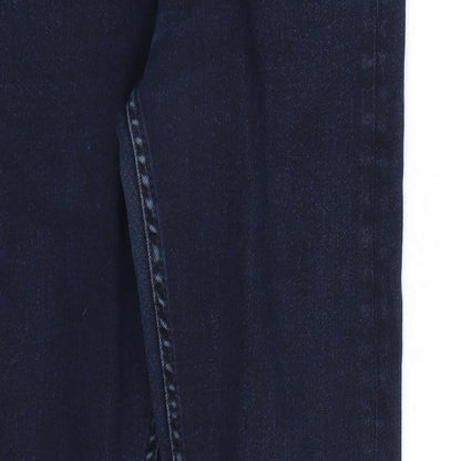 Topshop Womens Blue  Denim Skinny Jeans Size 28 L26 in