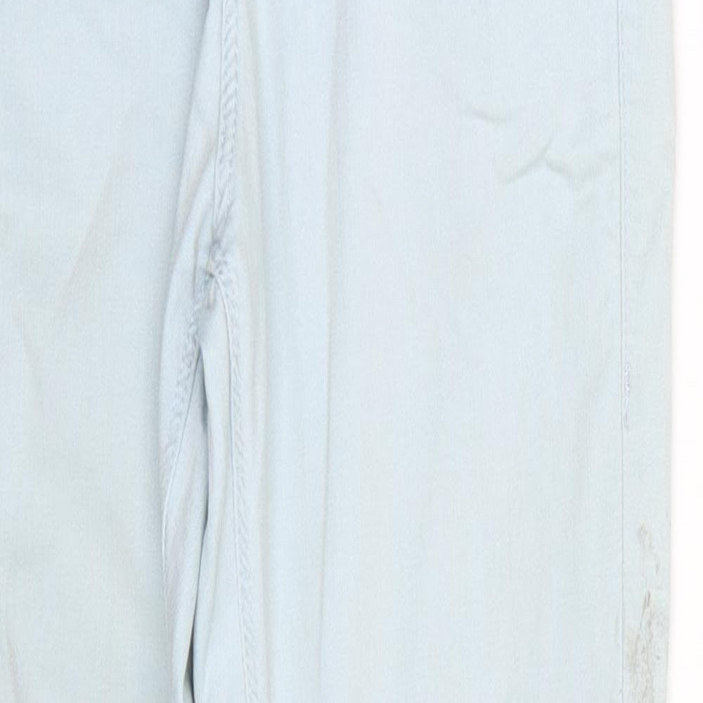 Topshop Womens Blue  Denim Skinny Jeans Size 28 L24 in