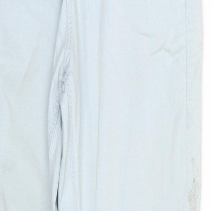 Topshop Womens Blue  Denim Skinny Jeans Size 28 L24 in