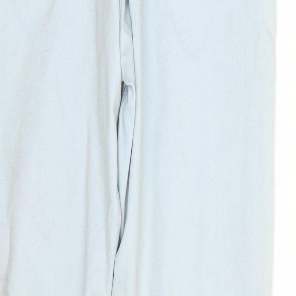 Topshop Womens Blue  Denim Skinny Jeans Size 28 L24 in