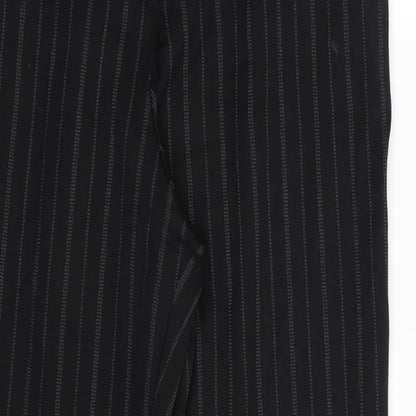 Armani  Womens Black Striped  Trousers  Size 20 L30 in