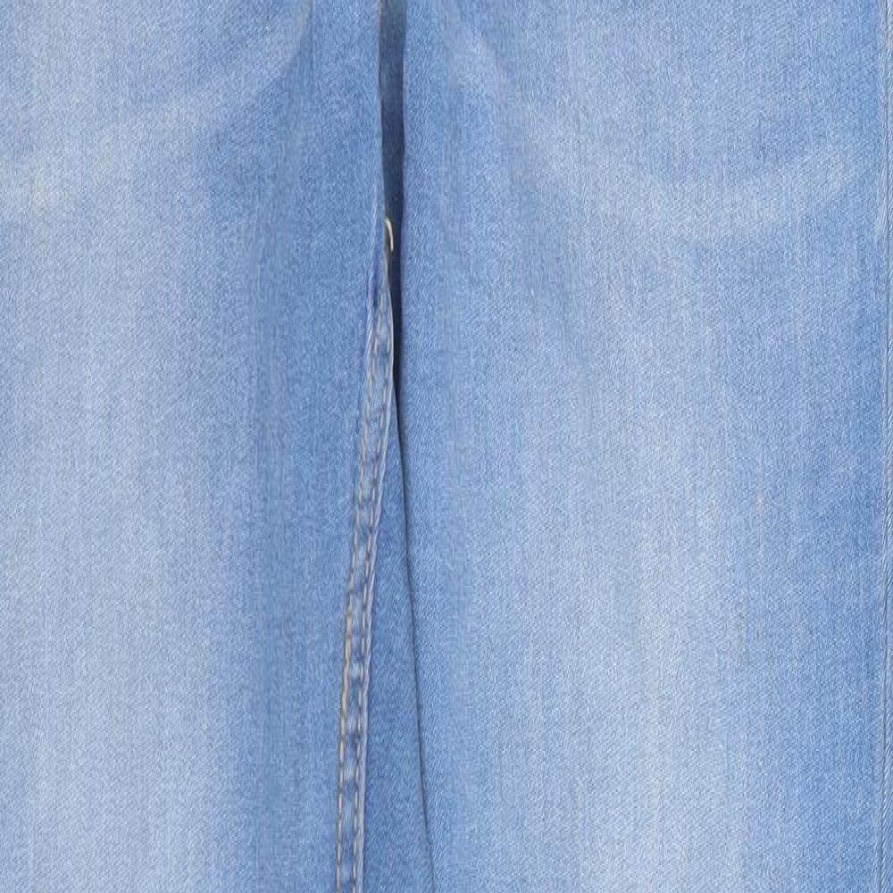 Womens UK Size 8 Papaya Regular Fit Skinny Blue Jeans