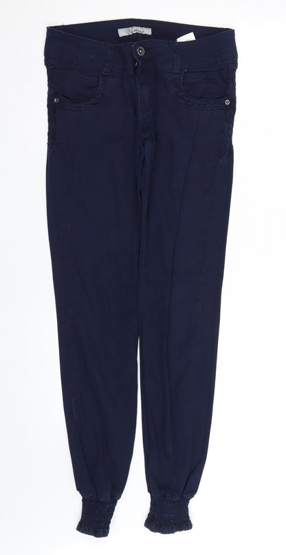 Vs. Miss Womens Blue   Trousers  Size 12 L30 in