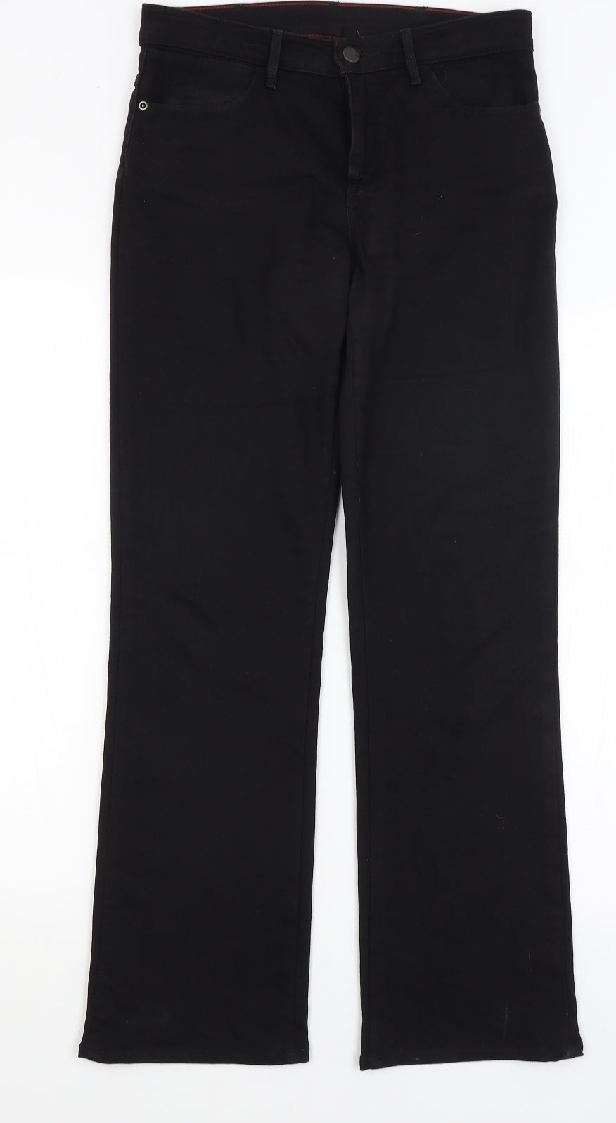 Womens UK Size 28 in Preworn Regular Fit  Black Trousers