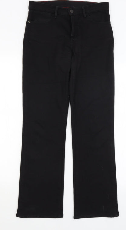 Womens UK Size 28 in Preworn Regular Fit  Black Trousers