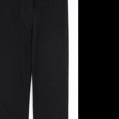 Womens UK Size 28 in Preworn Regular Fit  Black Trousers