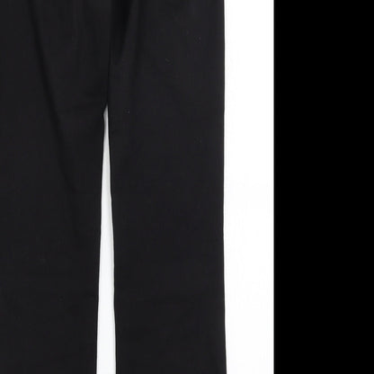 Womens UK Size 28 in Preworn Regular Fit  Black Trousers