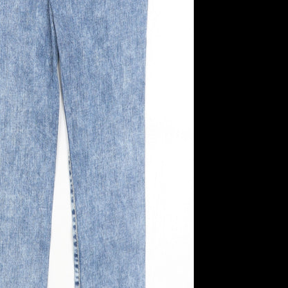 Womens UK Size 29 in Mavi Regular Fit Skinny Blue Jeans