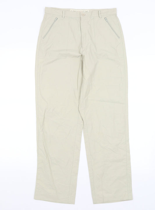 Newport Womens Beige   Trousers  Size 10 L28 in