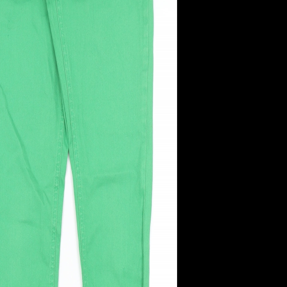 Baby Doll Womens Green   Skinny Jeans Size 10 L31 in