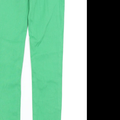 Baby Doll Womens Green   Skinny Jeans Size 10 L31 in