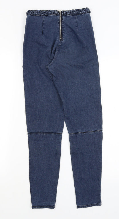 Womens UK Size 6 Divided Regular Fit Skinny Blue Jeans