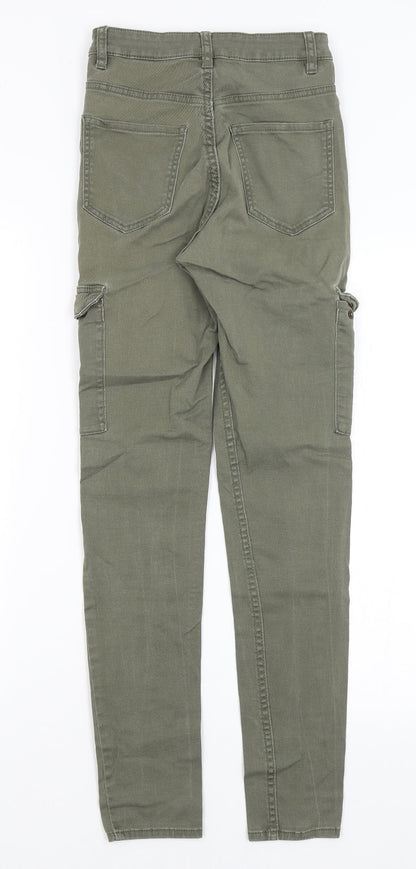 Womens UK Size 6 Divided Regular Fit Skinny Green Jeans