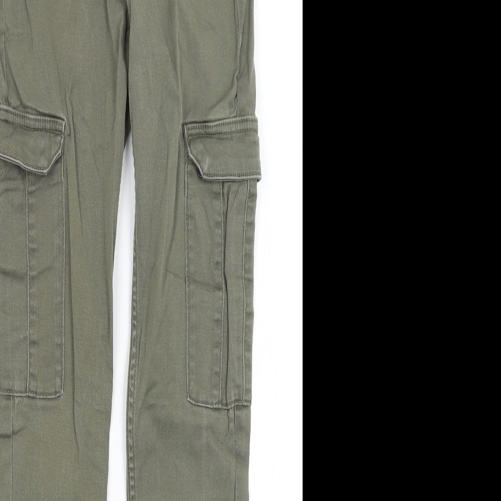 Womens UK Size 6 Divided Regular Fit Skinny Green Jeans