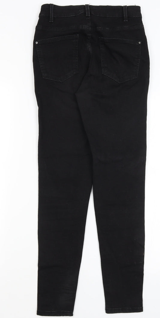 Denim Co Womens Black   Skinny Jeans Size 10 L28 in