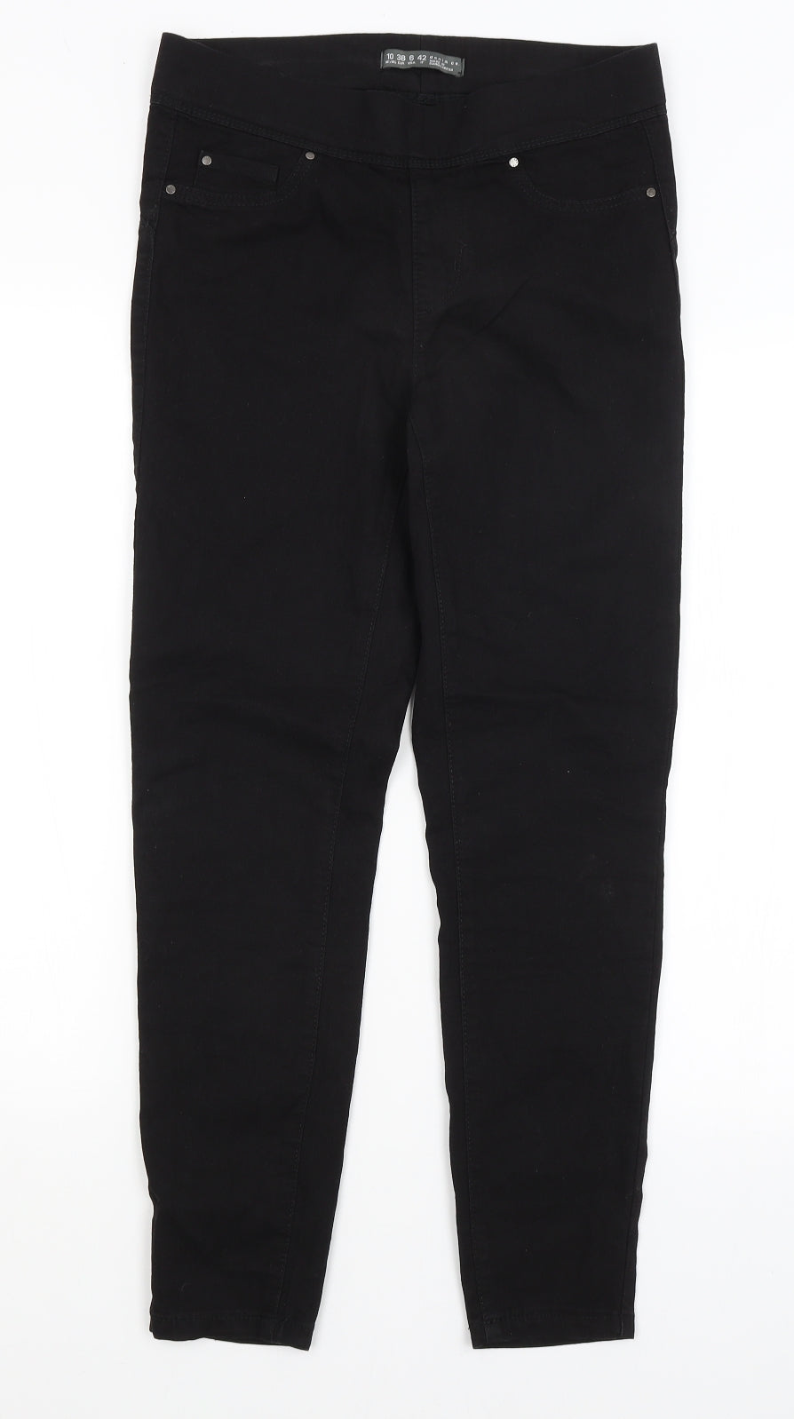 Denim Co Womens Black   Jegging Jeans Size 10 L27 in