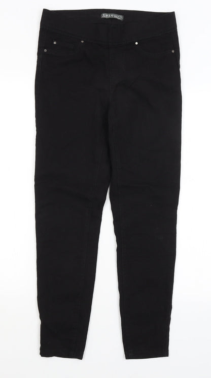 Denim Co Womens Black   Jegging Jeans Size 10 L27 in