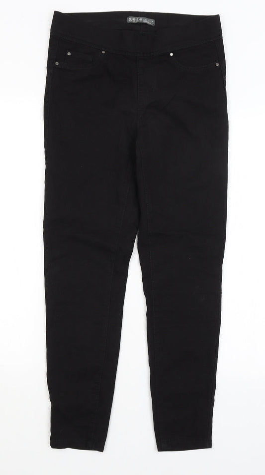 Denim Co Womens Black   Jegging Jeans Size 10 L27 in