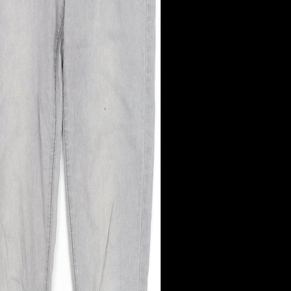 Denim Co Womens Grey   Skinny Jeans Size 10 L29 in