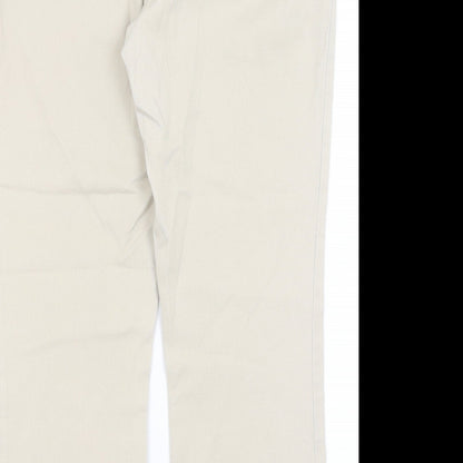 M&Co Womens Beige   Mom Jeans Size 14 L26 in