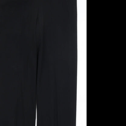 Womens UK Size 10 M&S Regular Fit Dress Pants Black Trousers