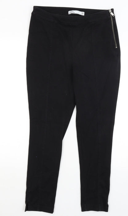 NEXT Mens Black   Capri Trousers Size 16 L26 in