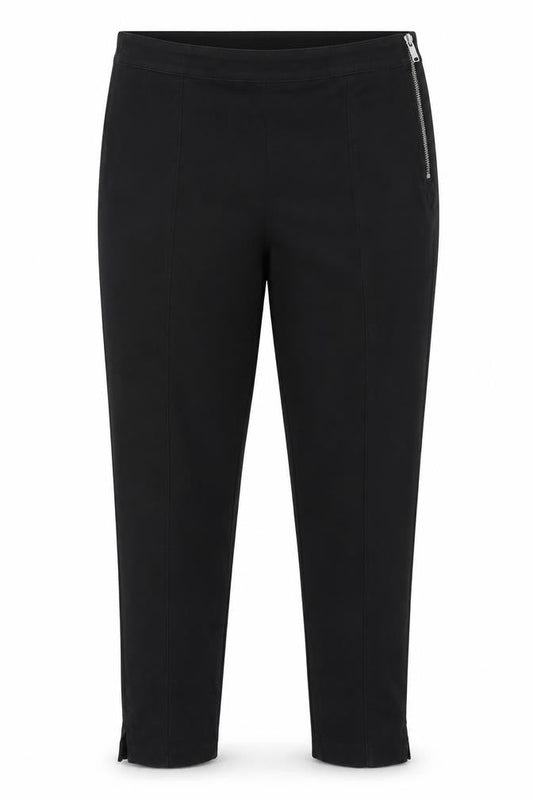 NEXT Womens Black   Capri Trousers Size 16 L26 in