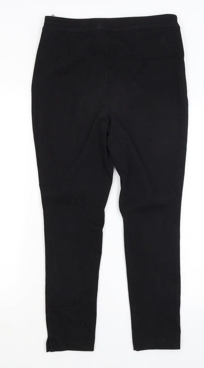 NEXT Mens Black   Capri Trousers Size 16 L26 in