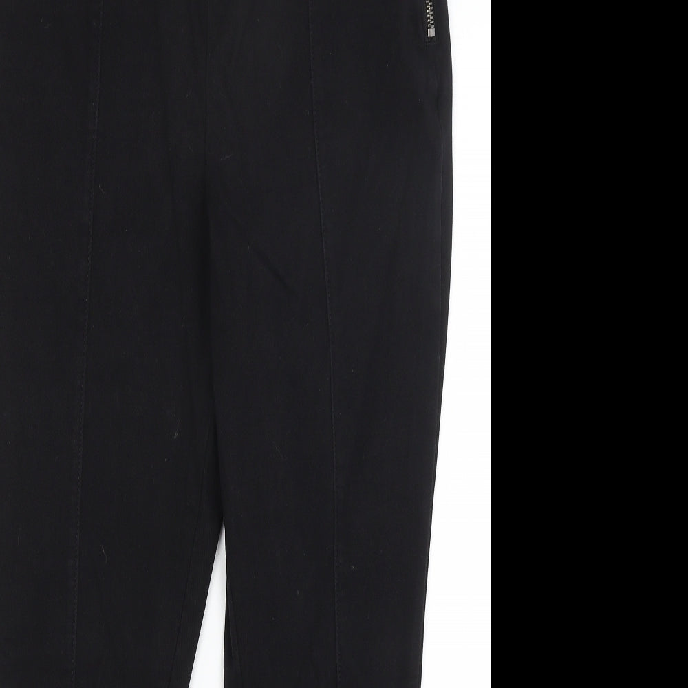 NEXT Mens Black   Capri Trousers Size 16 L26 in