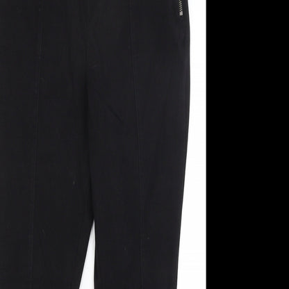 NEXT Mens Black   Capri Trousers Size 16 L26 in