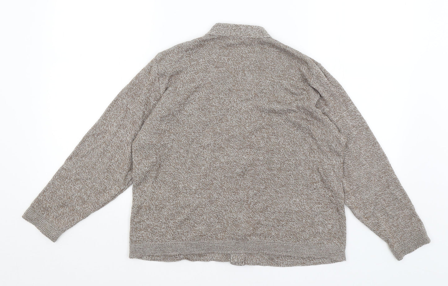 Womens UK Size S Care Brown Cardigan Jumper
