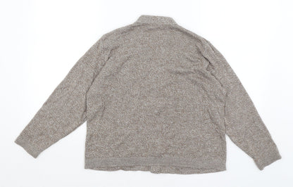 Womens UK Size S Care Brown Cardigan Jumper