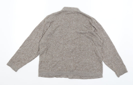Womens UK Size S Care Brown Cardigan Jumper