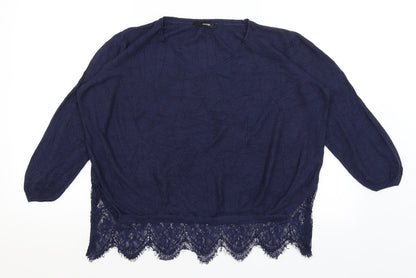 George Womens Blue   Pullover Jumper Size 12